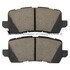 1003-1954C by MPA ELECTRICAL - Quality-Built Disc Brake Pad Set - Black Series, Ceramic, with Hardware