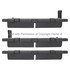 1003-1954C by MPA ELECTRICAL - Quality-Built Disc Brake Pad Set - Black Series, Ceramic, with Hardware