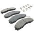 1003-2018M by MPA ELECTRICAL - Quality-Built Disc Brake Pad Set - Black Series, Semi-Metallic, with Hardware