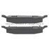 1003-1362M by MPA ELECTRICAL - Quality-Built Disc Brake Pad Set - Black Series, Semi-Metallic, with Hardware