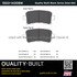 1003-1430BM by MPA ELECTRICAL - Quality-Built Black Series Semi-Metallic Brake Pads w/ Hardware