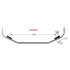 0649SSC by HENDRICKSON - Bumper, Aero Clad, 13.5  Set Back