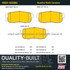 1001-1008C by MPA ELECTRICAL - Quality-Built Premium Ceramic Brake Pads w/ Hardware