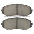 1001-1188M by MPA ELECTRICAL - Quality-Built Premium Semi-Metallic Brake Pads w/ Hardware