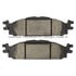 1001-1508M by MPA ELECTRICAL - Quality-Built Premium Semi-Metallic Brake Pads w/ Hardware