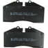 20953 175 9 by ZIMMERMANN - Disc Brake Pad Set - Front or Rear, For Porsche 993 / 968 / 944 / 928