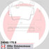 24049 170 9 by ZIMMERMANN - Disc Brake Pad for PORSCHE