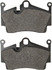 24541 155 9 by ZIMMERMANN - Disc Brake Pad for PORSCHE