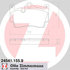 24541 155 9 by ZIMMERMANN - Disc Brake Pad for PORSCHE