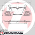 24721 170 1 by ZIMMERMANN - Disc Brake Pad for VOLKSWAGEN WATER