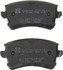 25214 175 4 by ZIMMERMANN - Disc Brake Pad for VOLKSWAGEN WATER