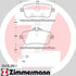 25215 190 1 by ZIMMERMANN - Disc Brake Pad for MERCEDES BENZ