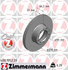 400 1052 20 by ZIMMERMANN - Disc Brake Rotor for MERCEDES BENZ