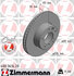 400 3614 20 by ZIMMERMANN - Disc Brake Rotor for MERCEDES BENZ