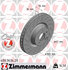 400 3634 20 by ZIMMERMANN - Disc Brake Rotor for MERCEDES BENZ