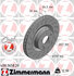 400 3658 20 by ZIMMERMANN - Disc Brake Rotor for MERCEDES BENZ
