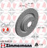 400 3689 20 by ZIMMERMANN - Disc Brake Rotor for MERCEDES BENZ