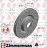 400 5502 20 by ZIMMERMANN - Disc Brake Rotor for MERCEDES BENZ