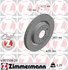 400 5506 20 by ZIMMERMANN - Disc Brake Rotor for MERCEDES BENZ