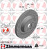 400 5504 20 by ZIMMERMANN - Disc Brake Rotor for MERCEDES BENZ