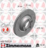 460 1587 20 by ZIMMERMANN - Disc Brake Rotor for PORSCHE