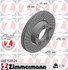 460 1589 20 by ZIMMERMANN - Disc Brake Rotor for PORSCHE