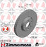 610 3717 20 by ZIMMERMANN - Disc Brake Rotor for VOLVO