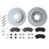 640 4311 00 by ZIMMERMANN - Disc Brake Pad and Rotor Kit for MERCEDES BENZ