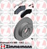 640 4313 00 by ZIMMERMANN - Disc Brake Pad and Rotor Kit for MERCEDES BENZ