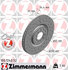 100124052 by ZIMMERMANN - Disc Brake Rotor
