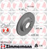 100 1244 20 by ZIMMERMANN - Disc Brake Rotor for VOLKSWAGEN WATER