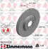 100 1249 20 by ZIMMERMANN - Disc Brake Rotor for VOLKSWAGEN WATER