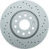 100330052 by ZIMMERMANN - Disc Brake Rotor for VOLKSWAGEN WATER