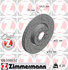 100330052 by ZIMMERMANN - Disc Brake Rotor for VOLKSWAGEN WATER