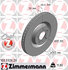 100 3326 20 by ZIMMERMANN - Disc Brake Rotor for VOLKSWAGEN WATER