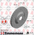 100332752 by ZIMMERMANN - Disc Brake Rotor for VOLKSWAGEN WATER