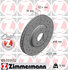 100333152 by ZIMMERMANN - Disc Brake Rotor for VOLKSWAGEN WATER