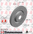 100335652 by ZIMMERMANN - Disc Brake Rotor for VOLKSWAGEN WATER