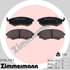 Zimmermann 217251701 Disc Brake Pad Set Standard