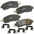 MMD1203AF by MERITOR - Disc Brake Pad Set - Transit, Twin Piston, 4.198" Height, 1.138" Thickness, 9.746" Width