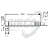 Sirco C521R Air Brake Camshaft Air Brake Camshaft - RH, 1-1/8" Head, 1-1/2"-28 Spline, 1-1/2" D Journal