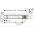 Sirco C608R Air Brake Camshaft Air Brake Camshaft - RH, 1-1/8" Head, 1-1/2"-28 Spline, 1-1/2" D Journal
