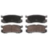 Advics AD0400 Disc Brake Pad Set Ultra-Premium Ceramic Formulation Brake Pads