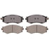 AD0449 by ADVICS - Ultra-Premium Ceramic Formulation Brake Pads