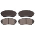 AD0551 by ADVICS - Ultra-Premium Ceramic Formulation Brake Pads