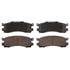 AD0553A by ADVICS - Ultra-Premium Ceramic Formulation Brake Pads