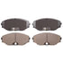 AD0587 by ADVICS - Ultra-Premium Ceramic Formulation Brake Pads