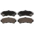 AD0669 by ADVICS - Ultra-Premium Ceramic Formulation Brake Pads
