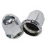 001813 by ALCOA - Wheel Nut Cover - For 33 mm. Hex Flange Nut for Trucks, Chrome, 10 Display Pack