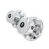 082133 by ALCOA - Axle Hub Cap - Rear, 8 x 275 mm. Bolt Pattern, Chrome